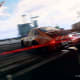 Need For Speed drifting on top of a building